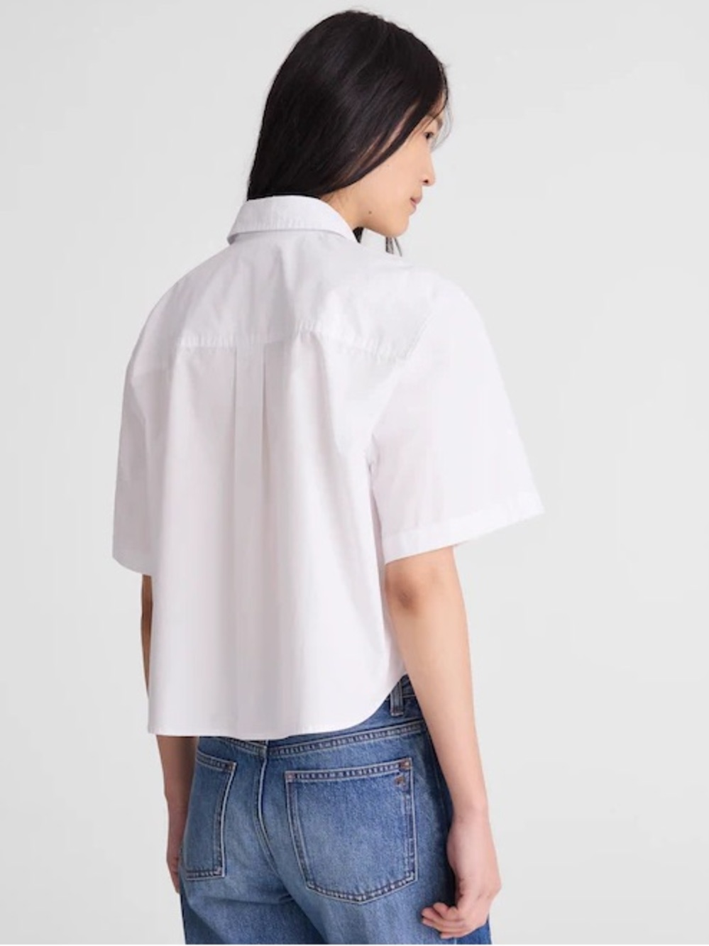 Madewell Straight hem short sleeve shirt Sz. S - Picture 3 of 7
